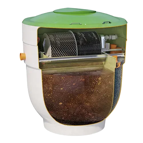 Model przydomowej oczyszczalni ścieków