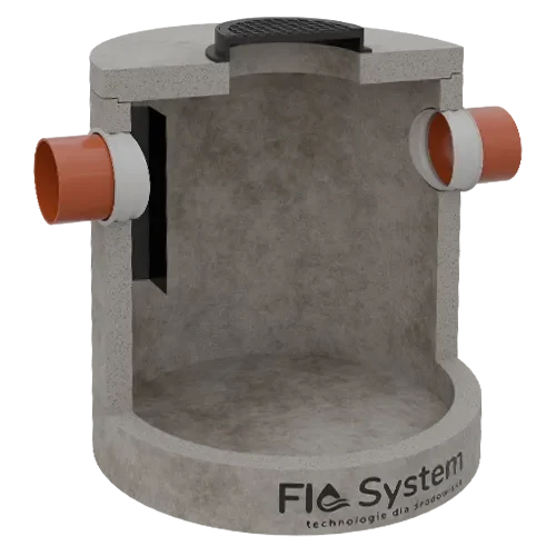 Model osadnika piasku o przepływie poziomym