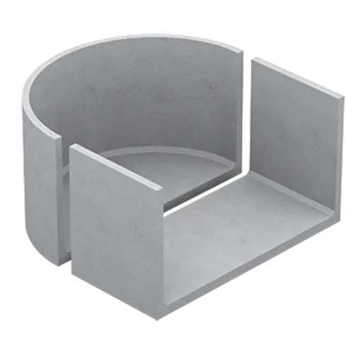 Model żelbetowego modułowego zbiornika retencyjnego na deszczówkę.